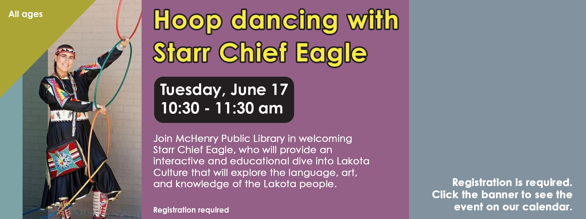 Hoop Dancing with Starr Chief Eagle